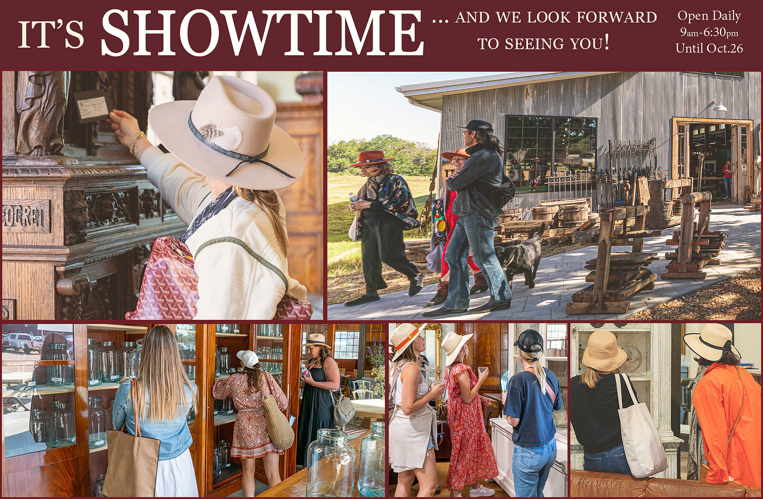 Fall Antique show time in Round Top Texas come explore great European antiques