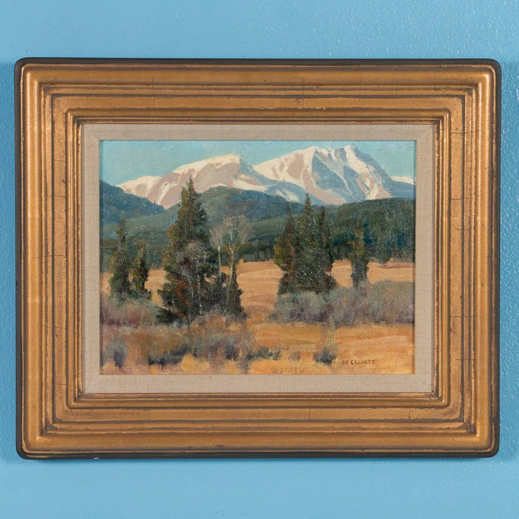 Stephen Elliott Original Oil Painting Rocky Mountain Nat'l Park ...