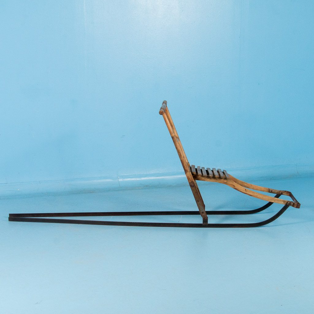 Antique 19th Century European Child's Kick Sled
