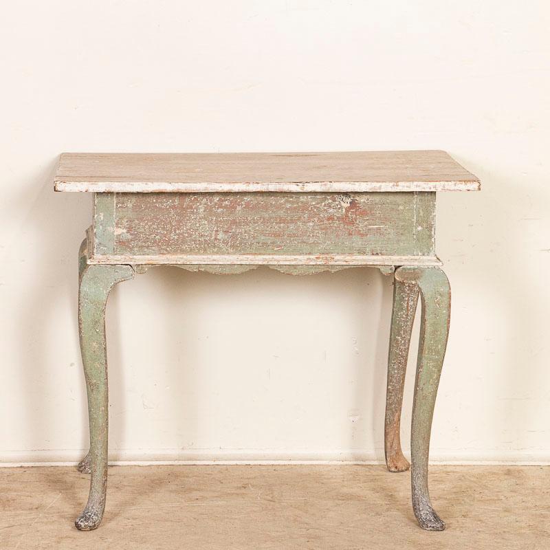 Antique Original Painted Gustavian Side Table from Sweden
