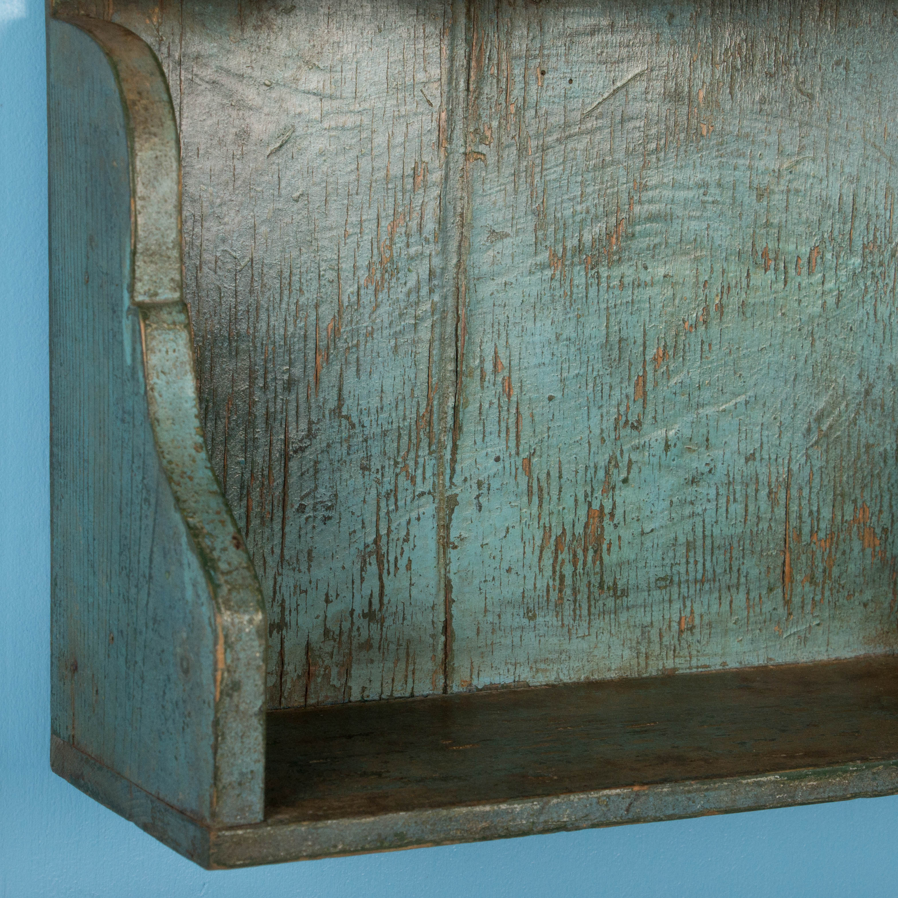 Small Painted Antique Wall Shelf
