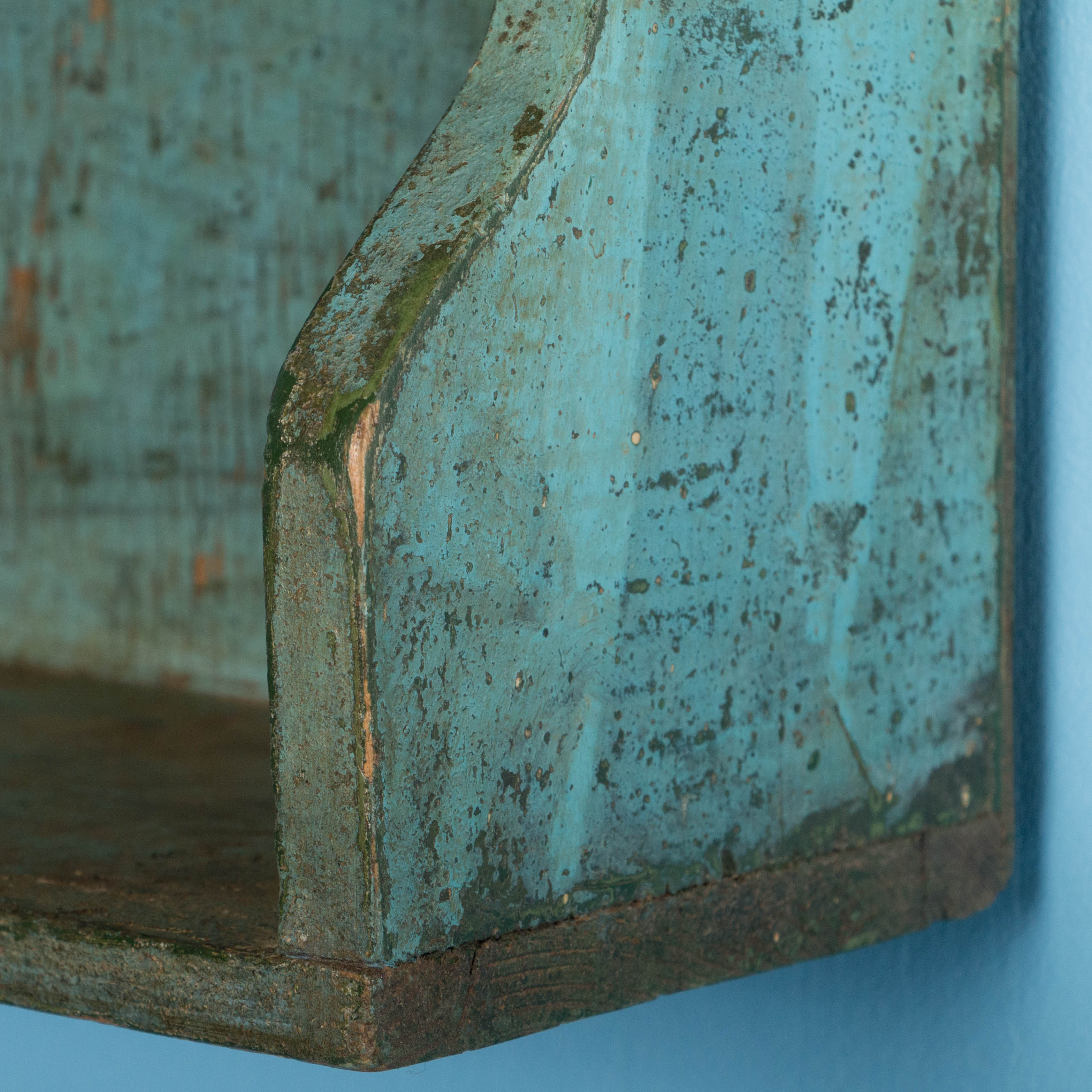 Small Painted Antique Wall Shelf