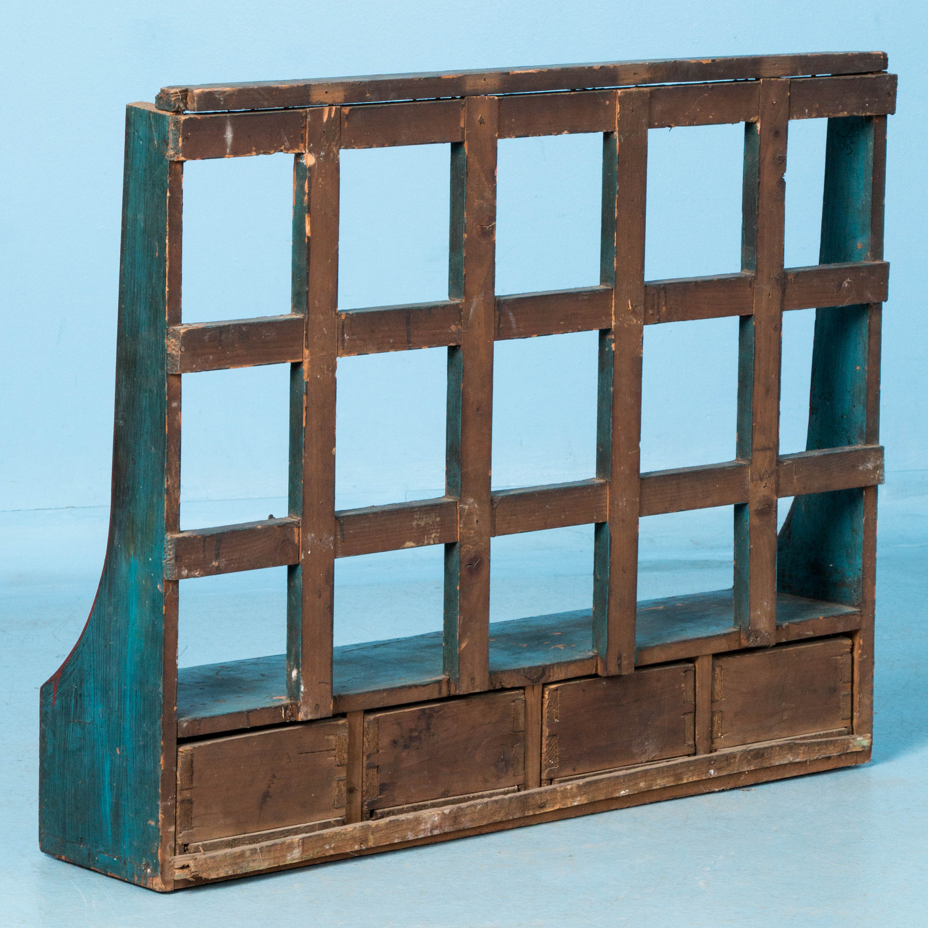 19th Century Antique Hanging Wall Rack From Hungary