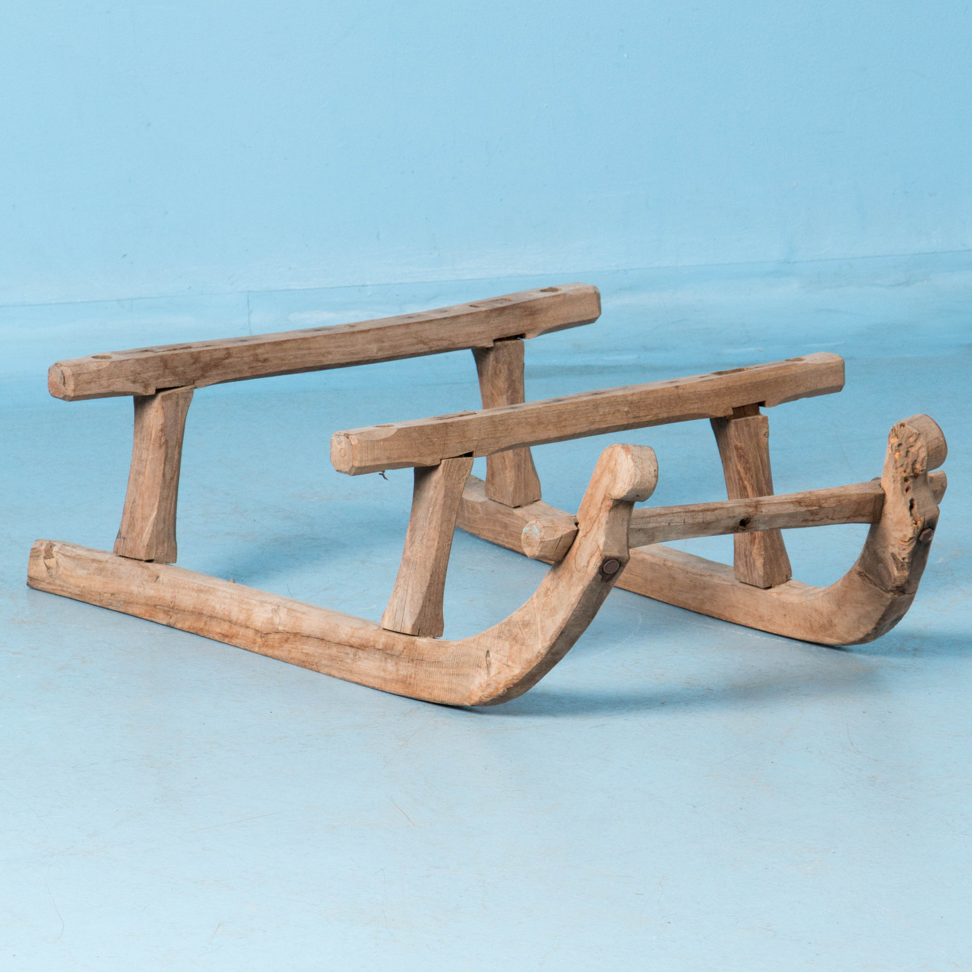 Rustic Antique 19th Century Work Sled From Hungary